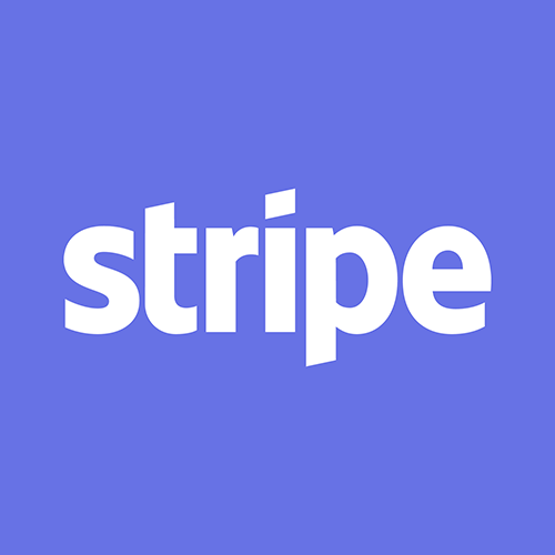 لوگو استرایپ stripe پس زمینه بنفش