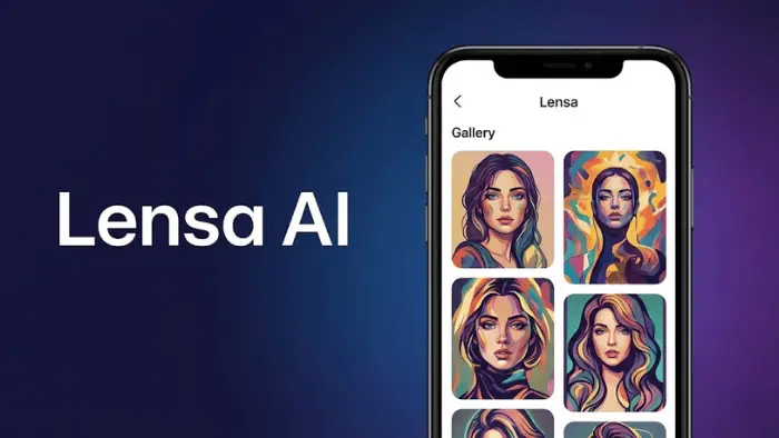 هوش مصنوعی Lensa برای Android