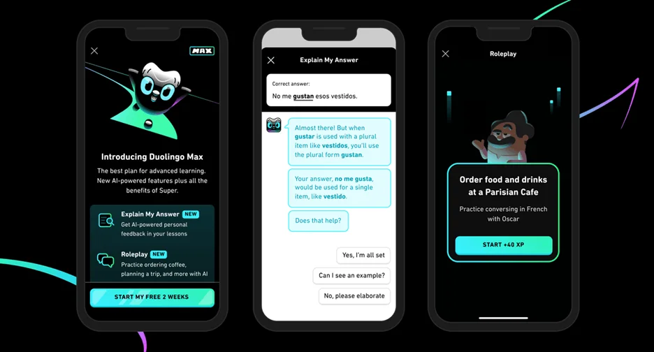 دولینگو ؛ یکی از بهترین هوش مصنوعی مکالمه و اسپیکینگ زبان
