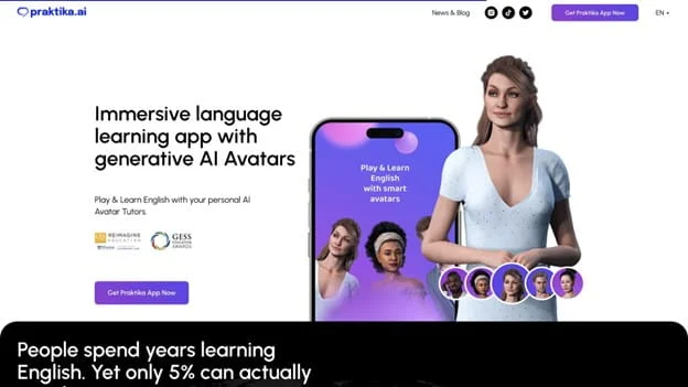 پرکتیکا؛ یکی از بهترین هوش مصنوعی مکالمه و اسپیکینگ زبان