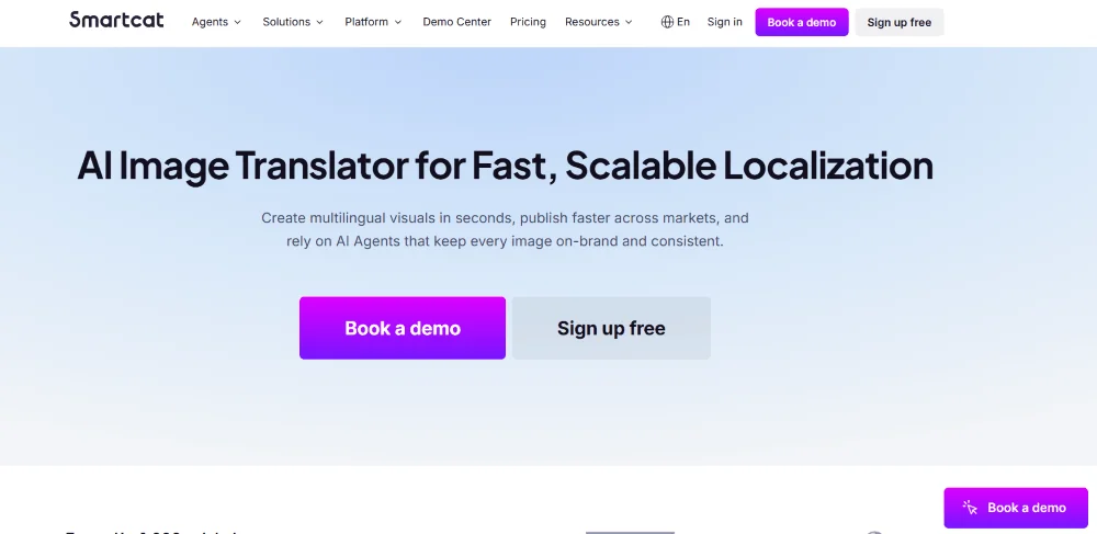 ترجمه تصویر با Smartcat